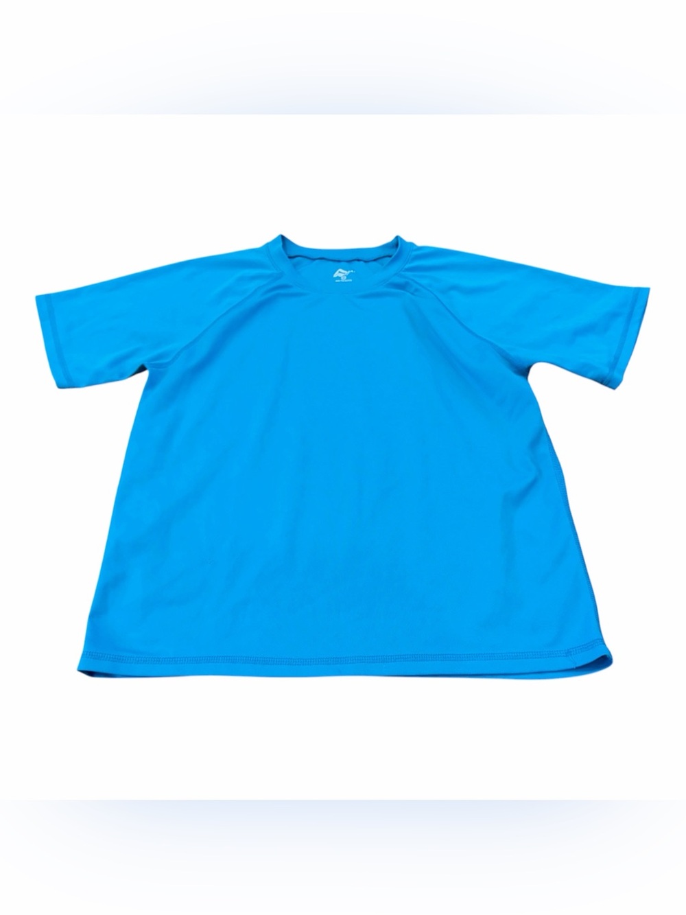 Kanu Surf Blue Rash Guard Swim Shirt Boys Size 14-16 UPF 50+ Sun Protection